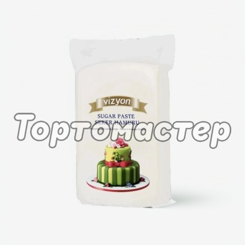 Мастика сахарная Vizyon Белая 1 кг 