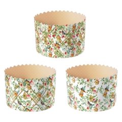 Форма для кулича "Птички в саду" D110 H85 мм 1 шт pmK11085сPS