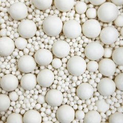 Посыпка кондитерская из дутого риса жемчуг матовый "Белоснежный микс" 500 г 258м