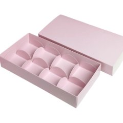 Коробка для 8 моти пудровая 22х12х4 см 