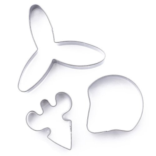 Набор металлических вырубок "Лепестки орхидеи" 3 шт 4048396