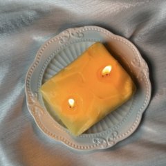 Свеча интерьерная "Сливочное масло" 