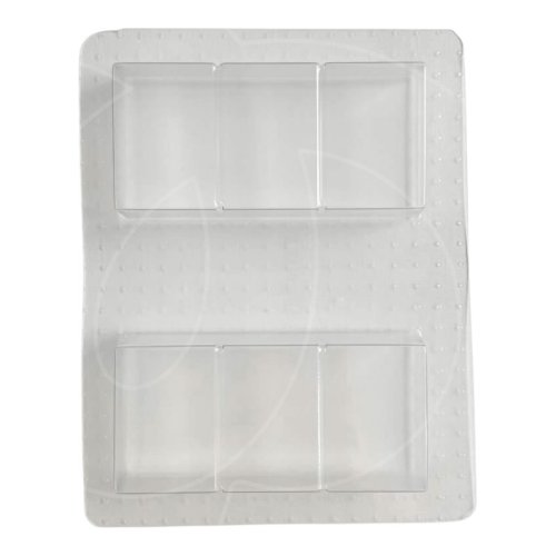 Форма пластиковая "Для дубайского шоколада" 3 ячейки 15х12,5х2 см 51788