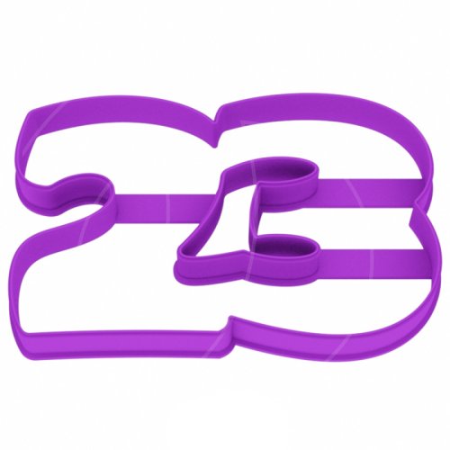 Вырубка пластиковая "23 февраля" 