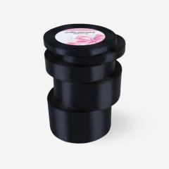 Набор лент для декора и упаковки Атласные Чёрный 2611778