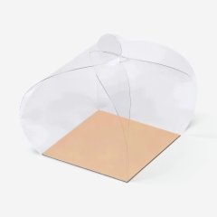 Коробка для 1 моти "Хао бао" Золото 8х8х8 см 25090