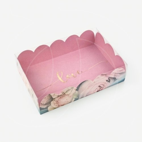 Коробка для сладостей "Розы" 20х30х8 см 3573554