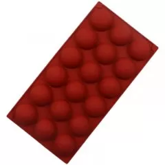 Форма силиконовая "Полусферы" 5 см 18 шт 