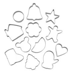 Набор металлических вырубок "Зимняя история" 12 шт 3863477