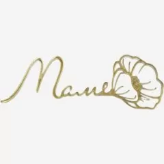 Топпер декоративный акриловый "Маме" Золото 9х3 см 