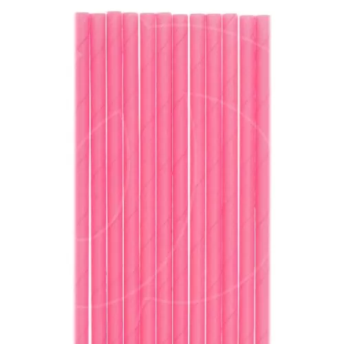 Бумажные трубочки "Розовые" 12 шт 3120572