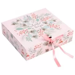 Коробка для сладостей "Зимние веточки" 20х18х5 см 6919081