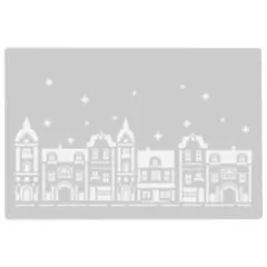 Трафарет кулинарный "Зимний город" ТСКнг-01