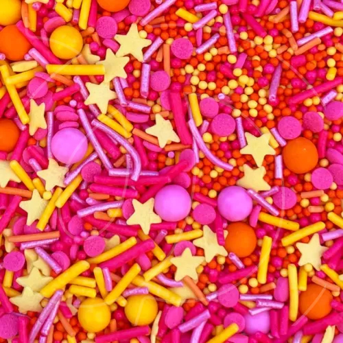 Посыпка кондитерская MIXIE "Взрывная апельсинка" 50 г 30020