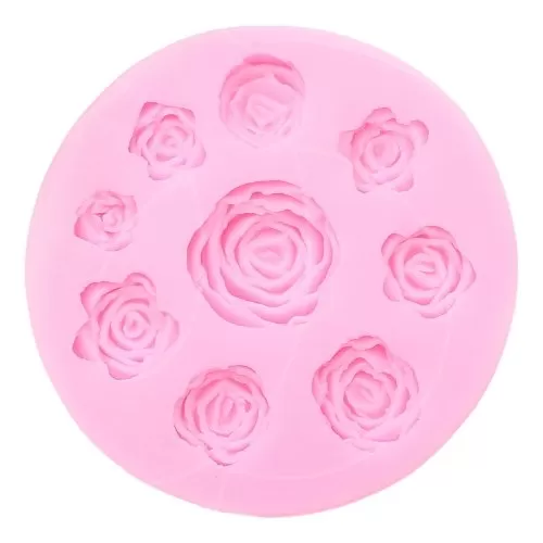 Молд силиконовый "Розочки" 9 шт 1057228