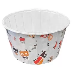 Капсула бумажная "Машинки" D40 H50 10 шт Б-95