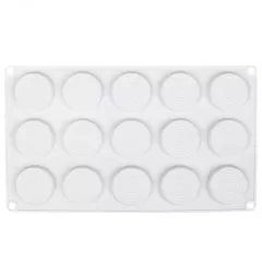 Форма силиконовая "TOURBILLON" 15 шт 2582028