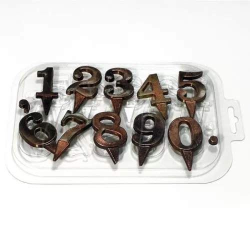 Форма пластиковая "Большие цифры" 