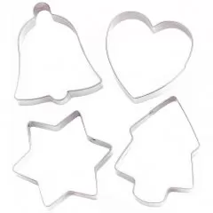 Набор металлических вырубок "Новогодние" 4 шт 3602712