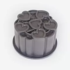 Форма силиконовая для бенто-торта Silico "Сердца" SА311