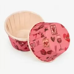 Капсула бумажная с ламинацией "Маффин" D50 H40 1 шт 			