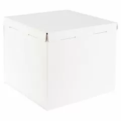 Коробка для торта белая 32х32х35 см ForG COMFORT W 320*320*350 S