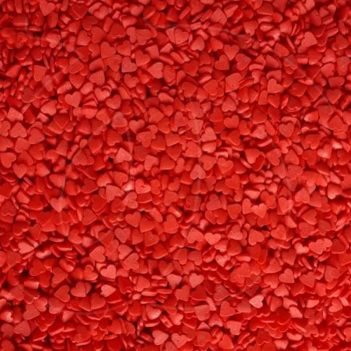Посыпка кондитерская сердечки мини "Красные" 50 г tp16069