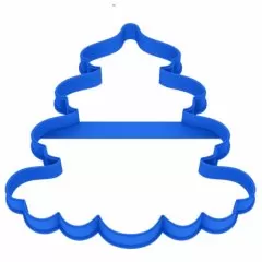 Вырубка пластиковая LUBIMOVA "Ёлка №3" LC-00004756