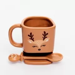 Кружка керамическая "Оленёнок" 200 мл 10415896	