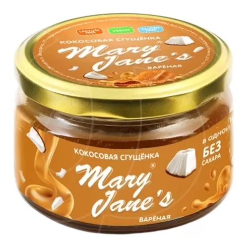 Сгущёнка вареная кокосовая Mary Jane's 200 г 