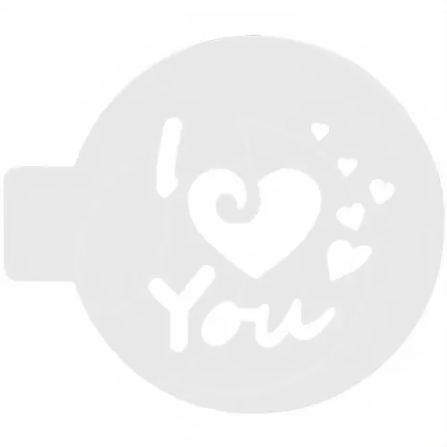 Трафарет кулинарный "I Love You" КФ-10