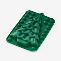 Форма силиконовая "Ёлка с шарами" 21,5×14×2,5 см 10883096